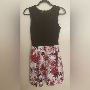 floral cocktail dress